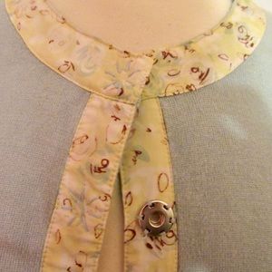 Anthropologie Sweaters - HWR Monogram Rare Fabric-Trimmed Snap Cardigan Anthropologie Sweaters - HWR Monogram Rare Fabric-Trimmed Snap Cardigan